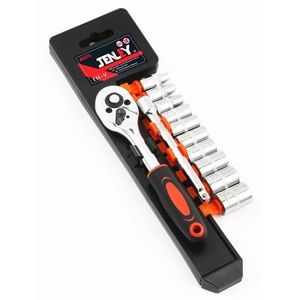 12pcs 1/4 Inch 2 Way Ratchet Socket Wrench Set Sockets 4-13mm/Extension